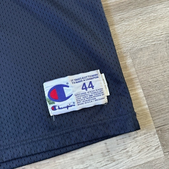 Vintage Champion San Diego Chargers Junior Seau jersey navy yellow men size 44 - Picture 7 of 7